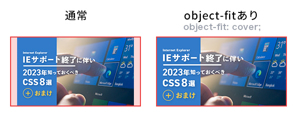 object-fitのイメージ