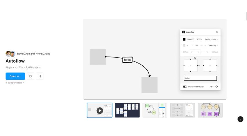 シンプルな遷移図やフローを書くなら「Autoflow」