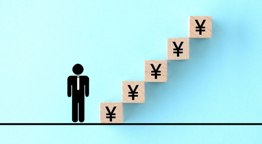 副業で収入が増えるイメージ