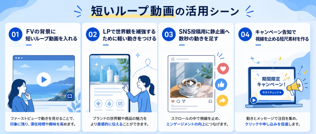 短いループ