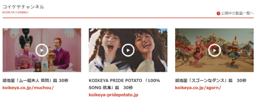 具体例:株式会社湖池屋WEBサイト